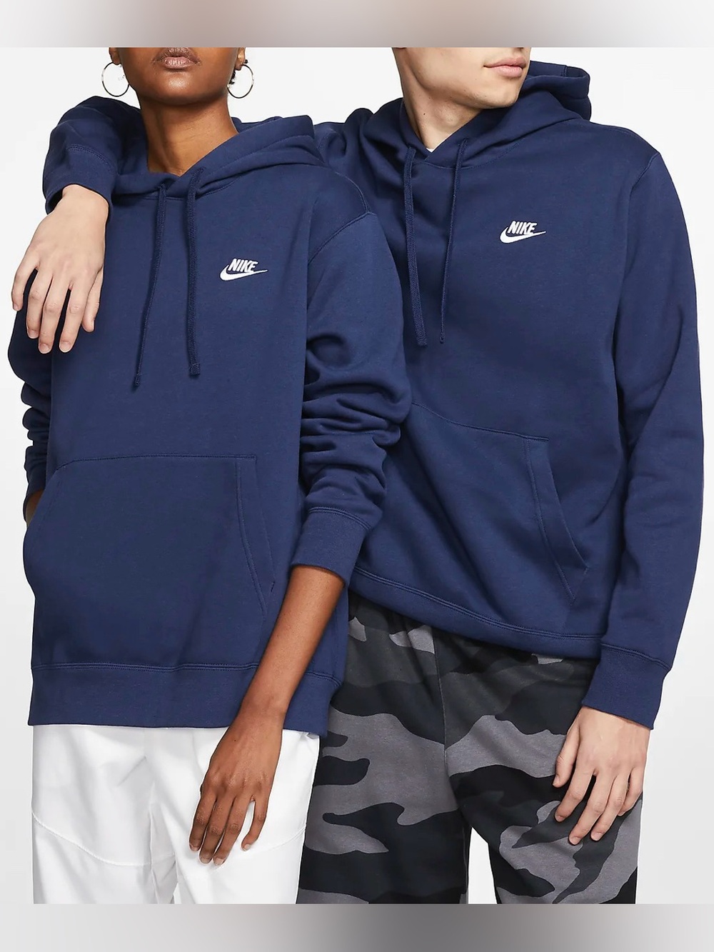 Nike Sportswear Club Fleece Men's Pullover Hoodie Sweatshirt Size XL FV4049-451